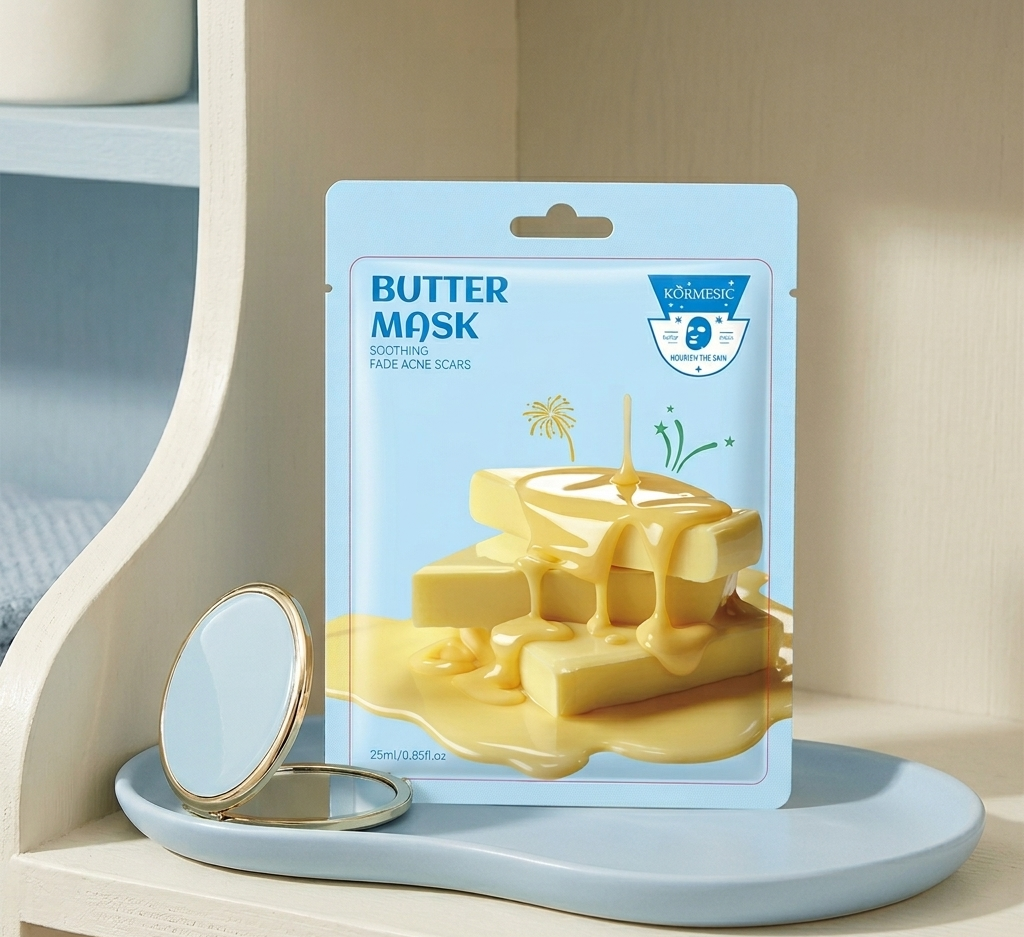Kormesic Korean Butter Soothing Acne Scar Sheet Mask
