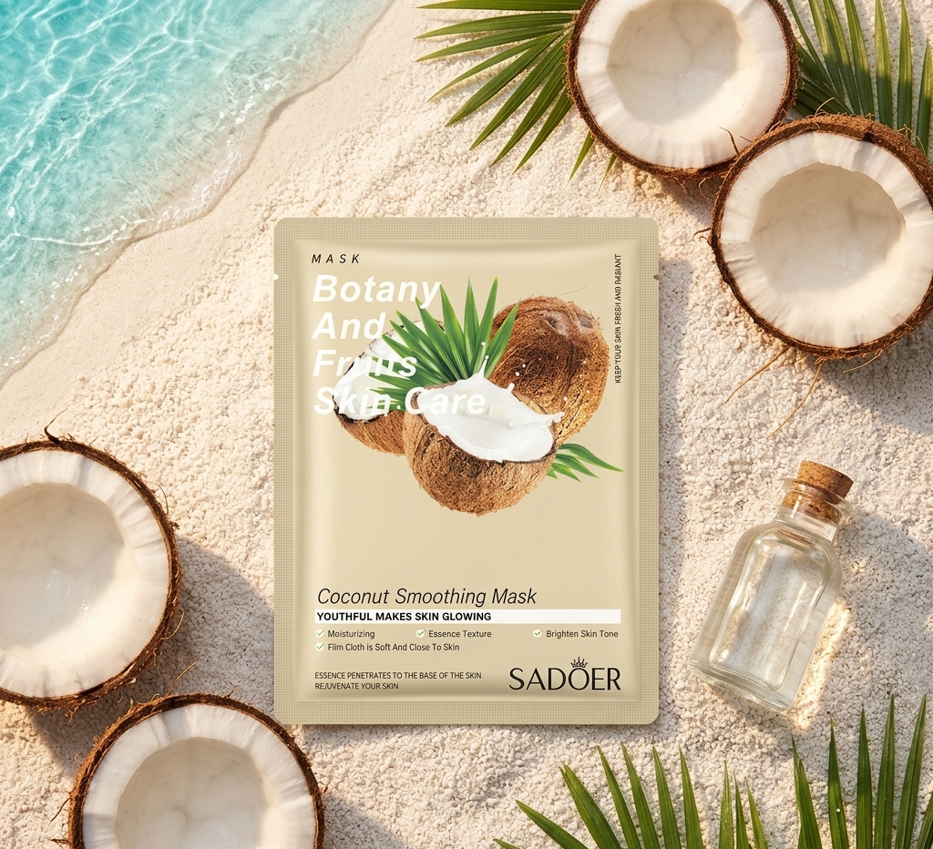 Sadoer Korean Coconut Smoothing Sheet Mask