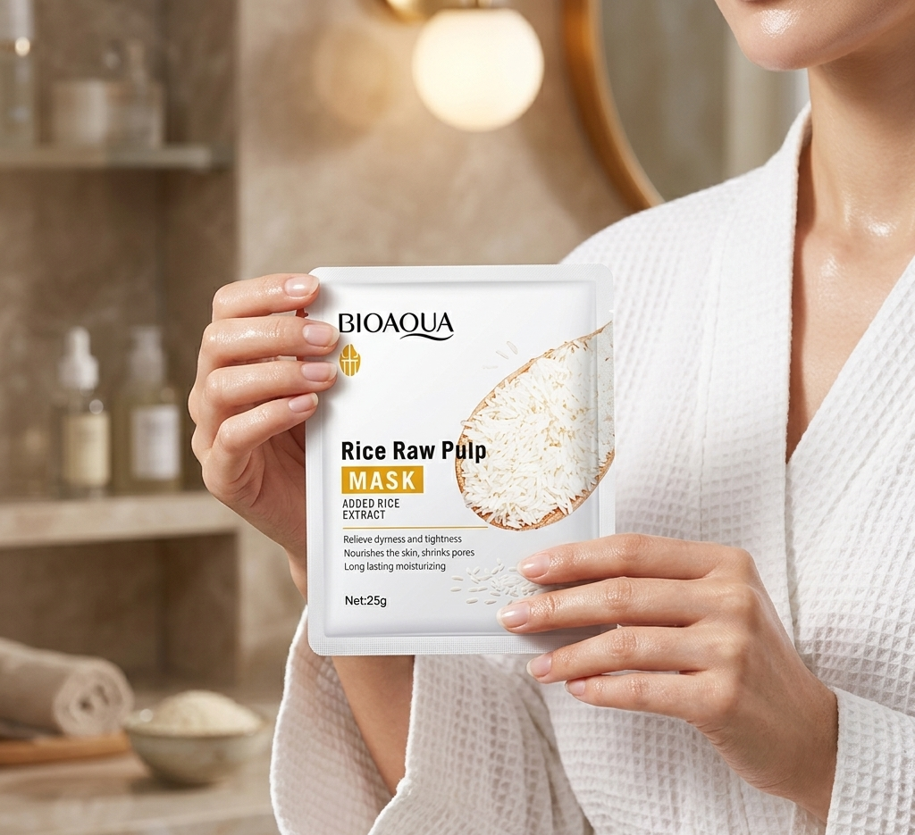 Bioaqua Korean Rice Extract Pore Minimizing Sheet Mask
