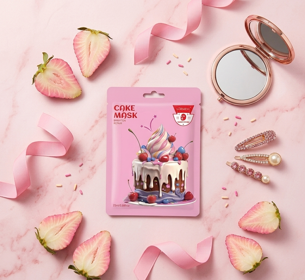Kormesic Korean Cake Mask Brightening Sheet Mask