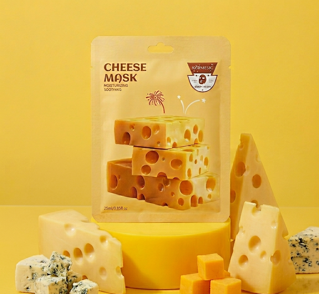 Kormesic Korean Cheese Moisturizing Soothing Sheet Mask