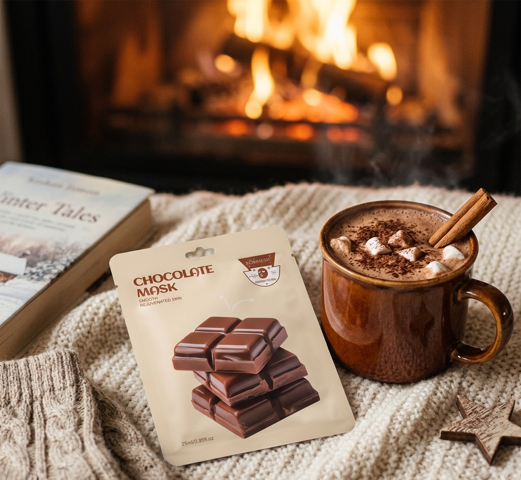Kormesic Korean Chocolate Smooth Rejuvenating Sheet Mask